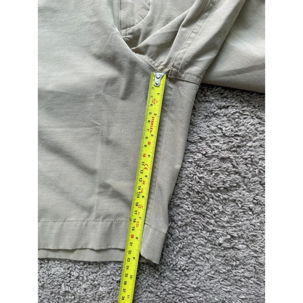 Faherty All Day Shorts Mens 29 Khaki Tan Hybrid Stretch‎ Board Shorts Chino 9 In